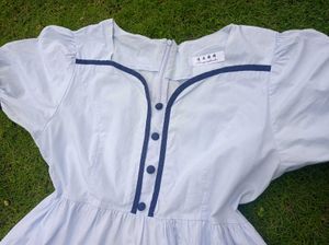 Cute Puff Sleeve Midi Dress