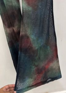 Tie-Dye Mesh Cut-Out Jumpsuit