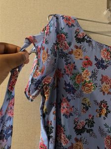 Lavender Floral Mini Dress