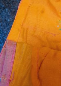 New Dual Shade Silk Blouse Embroidery Work