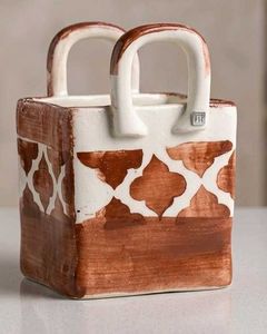 Decorative Ceramic Handbag Holder