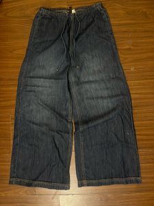Denim Drawstring Trousers