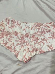 Pink Floral Pajama Shorts