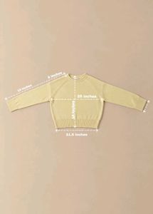 PASTEL YELLOW OVERSIZED KNIT SWEATER