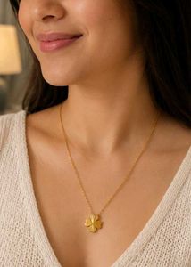 Gold Clover Necklace
