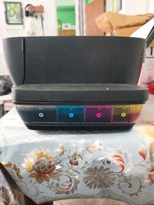 HP nk tank printer with extra ink colors 4 Bottles