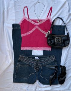 Y2K lace cami