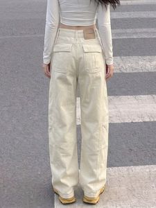 Cream Cargo Pants inspo jeans ! fits 26-28