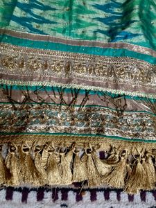 Teal &amp; Gold Pakistani Suit