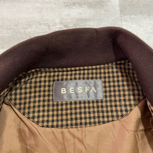 Classic Checked Bomber Jacket
