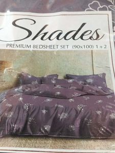 Premium Cotton Bedsheet Set - Shades