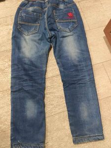 Cute Girls wool  Denim Jeans