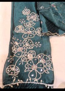 Elegant Kurta Set cut dana, sequence,