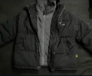 Puffer Jacket with Hoodie