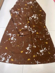 Party Wear Brown Dress