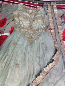 Beautiful Gown With Dupatta Designer