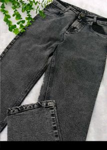 Grey Wash Denim Jeans