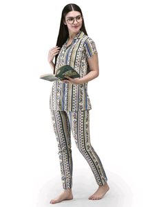 Stylish Printed Pajama Set