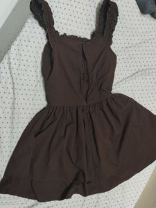 Brown Beach Dress from little box