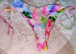 Vibrant Tie-Dye Bikini Bottoms