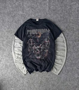 Powerwolf Skull Graphic T-Shirt