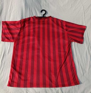 BYGRAYSTAR Red Striped T-Shirt