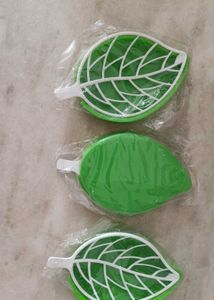 Leaf Shaped Soap Holder Pack of 3