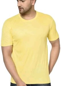 Men Solid Round Neck T Shirt Pack Of 1