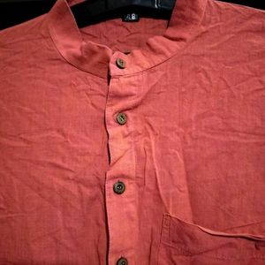 Men's Orange Kurta