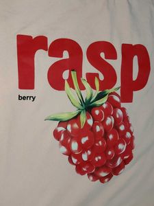 Cute Pink Raspberry Graphic Tee