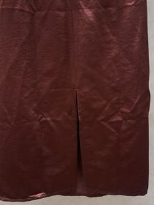 Elegant V-Neck Satin Midi Dress