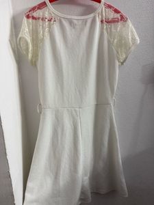 White lace dress