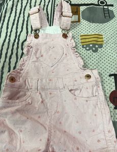 Cute Pink Corduroy Overalls