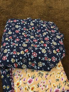 5 set Floral Print Dress Material Bundle
