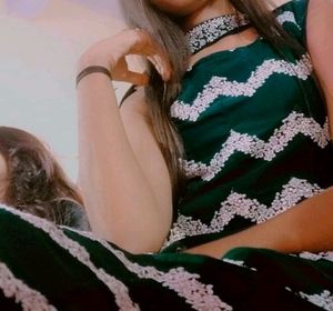 Dark Green Color Sharara Sets