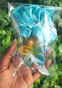 Any 3 Cute Scrunchie and Hair Clip Set