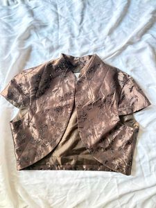 Imported Jessica Howard Brown Bolero vintage Jacke
