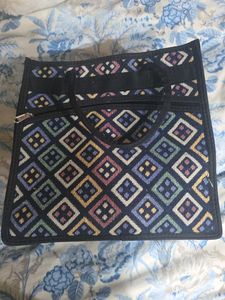 black multi tott bag