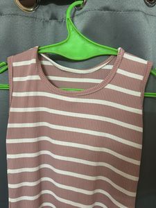Striped Sleeveless Tank Top