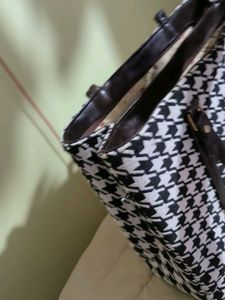 Houndstooth Handbag Tote bag