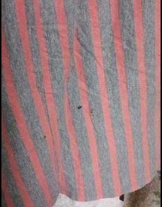 Striped Pink &amp; Grey T-Shirt