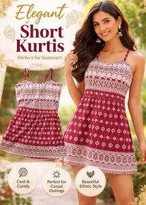 Elegant Short Kurtis - Perfect for Summer