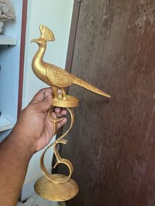 Golden Peacock Showpiece