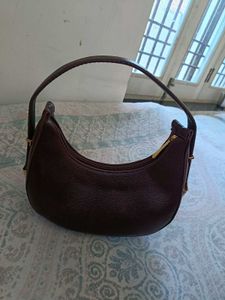 Chic Maroon Hobo Handbag