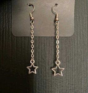 Star Chain Earrings