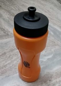 Orange "Greetings" Water Bottle