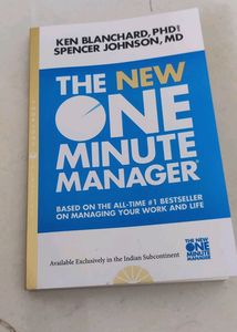 🆕 The New One Minute Manager Book Paperback