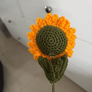 Handmade Crochet Sunflower