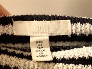 H&amp;M Stripped Knit Sweater