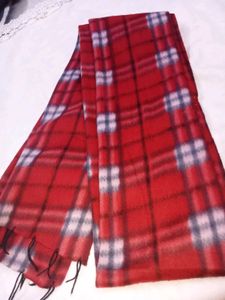Red Plaid Scarf